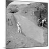 Ninety-Two Foot Obelisk Still Lying in the Quarry of Assuan (Aswa), Egypt, 1905-Underwood & Underwood-Mounted Photographic Print