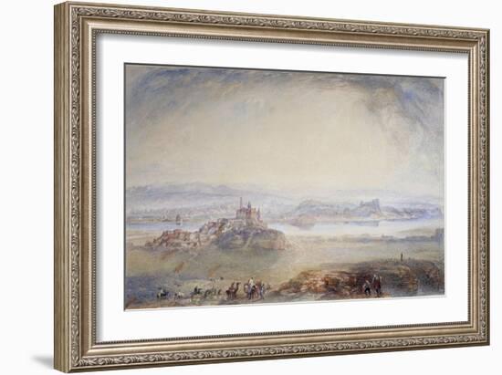 Nineveh, Moussal on the Tigris-J. M. W. Turner-Framed Giclee Print