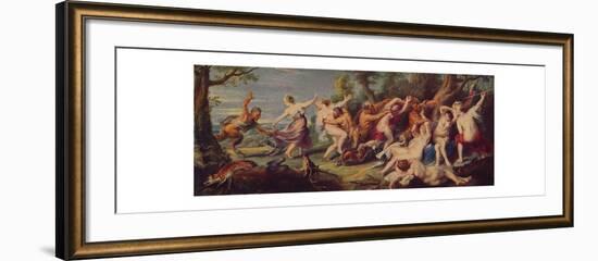 'Ninfas Sorprendidas Por Satiros', (Diana and Nymphs Surprised by Satyrs), 1639-1640, (c1934)-Peter Paul Rubens-Framed Giclee Print