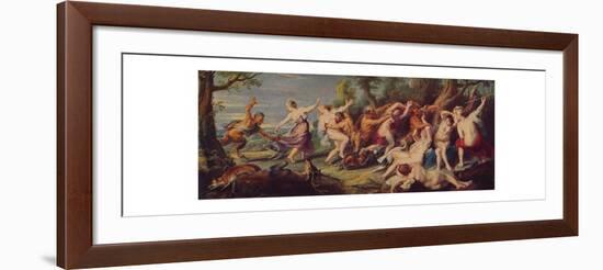 'Ninfas Sorprendidas Por Satiros', (Diana and Nymphs Surprised by Satyrs), 1639-1640, (c1934)-Peter Paul Rubens-Framed Giclee Print