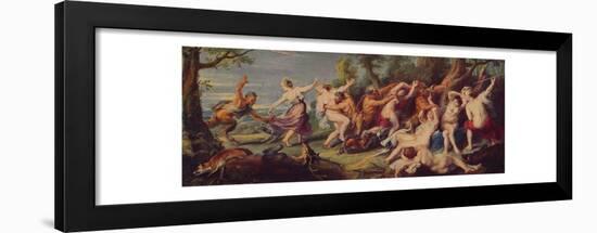 'Ninfas Sorprendidas Por Satiros', (Diana and Nymphs Surprised by Satyrs), 1639-1640, (c1934)-Peter Paul Rubens-Framed Giclee Print