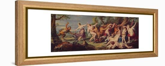 'Ninfas Sorprendidas Por Satiros', (Diana and Nymphs Surprised by Satyrs), 1639-1640, (c1934)-Peter Paul Rubens-Framed Premier Image Canvas