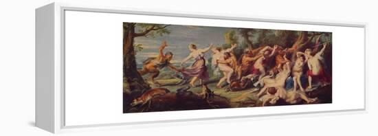 'Ninfas Sorprendidas Por Satiros', (Diana and Nymphs Surprised by Satyrs), 1639-1640, (c1934)-Peter Paul Rubens-Framed Premier Image Canvas