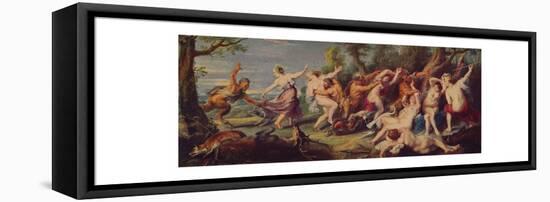 'Ninfas Sorprendidas Por Satiros', (Diana and Nymphs Surprised by Satyrs), 1639-1640, (c1934)-Peter Paul Rubens-Framed Stretched Canvas