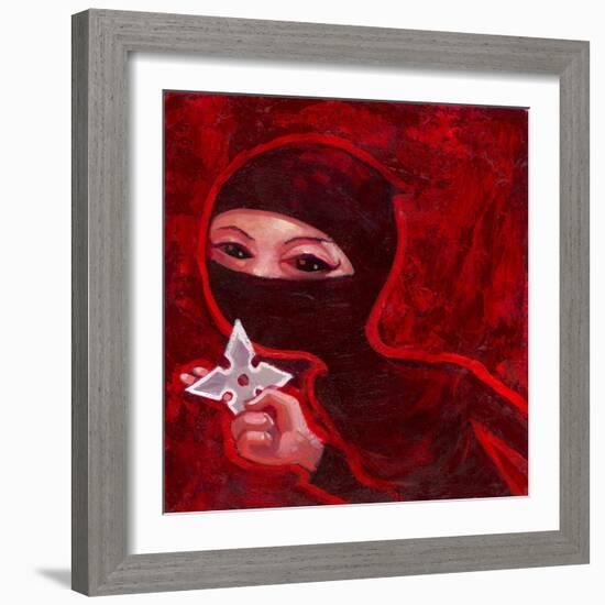 Ninja II-Aaron Jasinski-Framed Art Print