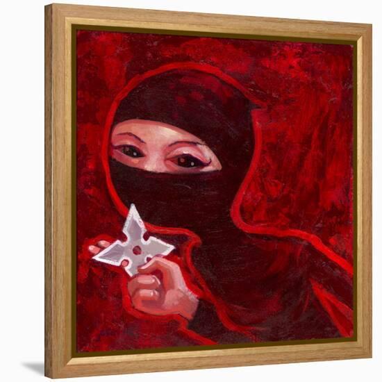 Ninja II-Aaron Jasinski-Framed Stretched Canvas