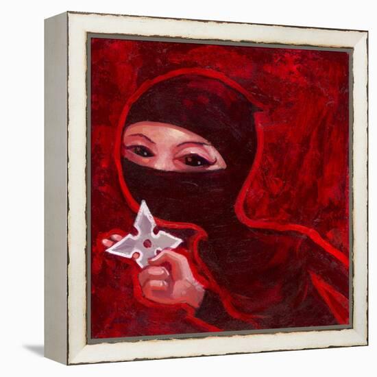 Ninja II-Aaron Jasinski-Framed Stretched Canvas