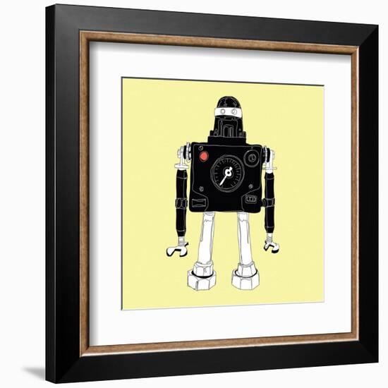 Ninja Robot-Paul McCreery-Framed Art Print