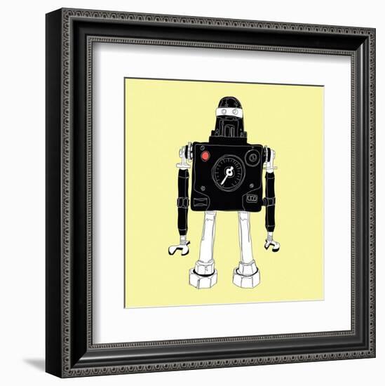 Ninja Robot-Paul McCreery-Framed Art Print