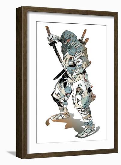 Ninja-HR-FM-Framed Art Print