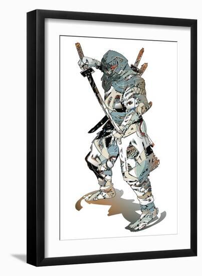 Ninja-HR-FM-Framed Art Print