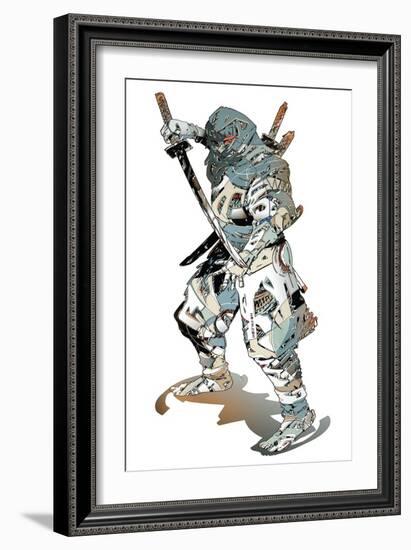 Ninja-HR-FM-Framed Art Print