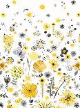 Positive Watercolor Flowers Yellow-Ninola Designs-Art Print