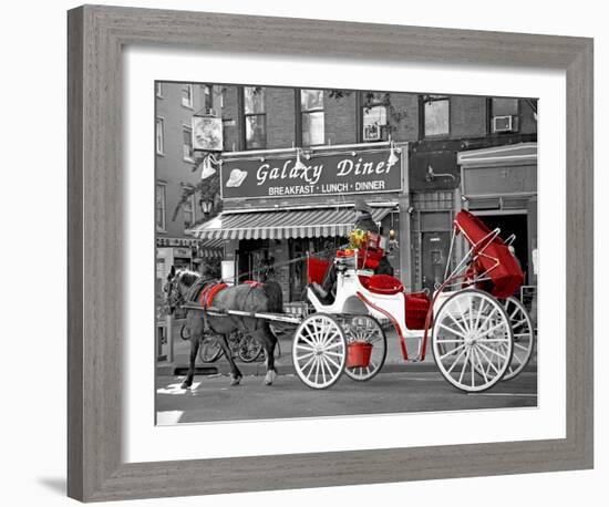 Ninth Avenue Carriage-Igor Maloratsky-Framed Art Print