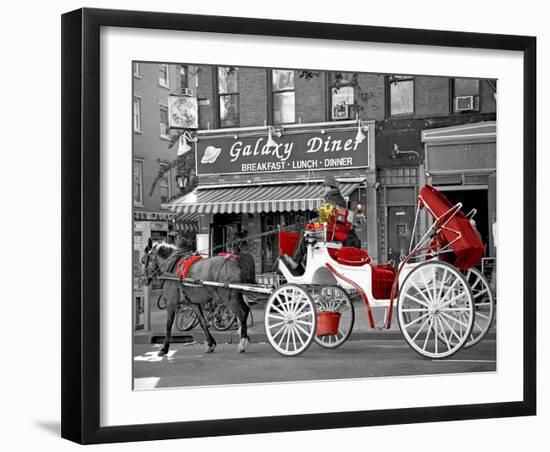 Ninth Avenue Carriage-Igor Maloratsky-Framed Art Print