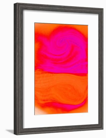 Nirvana: A Large Pink Dahlia Always Watches My Mind-Masaho Miyashima-Framed Giclee Print