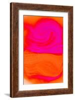 Nirvana: A Large Pink Dahlia Always Watches My Mind-Masaho Miyashima-Framed Giclee Print