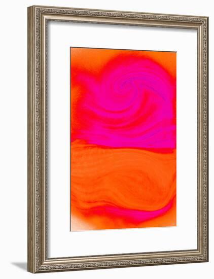 Nirvana: A Large Pink Dahlia Always Watches My Mind-Masaho Miyashima-Framed Giclee Print