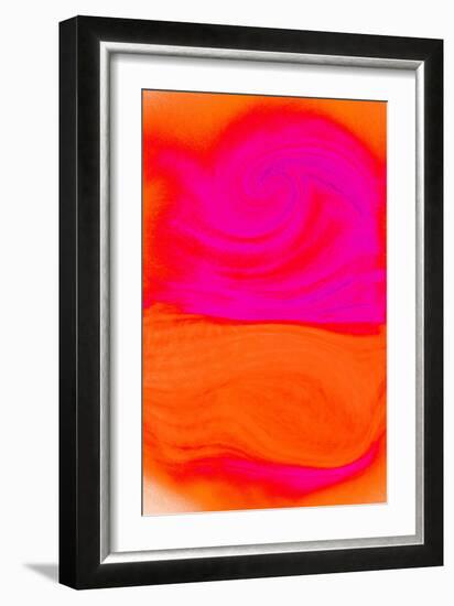 Nirvana: A Large Pink Dahlia Always Watches My Mind-Masaho Miyashima-Framed Giclee Print