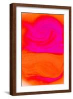 Nirvana: A Large Pink Dahlia Always Watches My Mind-Masaho Miyashima-Framed Giclee Print