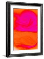 Nirvana: A Large Pink Dahlia Always Watches My Mind-Masaho Miyashima-Framed Giclee Print