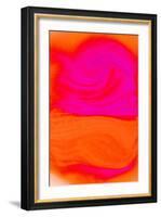 Nirvana: A Large Pink Dahlia Always Watches My Mind-Masaho Miyashima-Framed Giclee Print