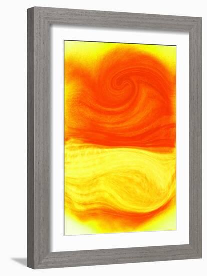 Nirvana: Red and Yellow Bring Children into the World-Masaho Miyashima-Framed Giclee Print