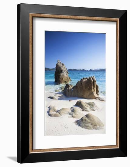 Nishibama Beach, Aka Island, Kerama Islands, Okinawa, Japan-Ian Trower-Framed Photographic Print