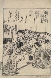 Sesshiu and the Pictured Rats, 18th Century-Nishikawa Sukenobu-Giclee Print