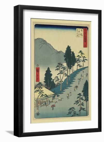 Nissaka-Ando Hiroshige-Framed Art Print