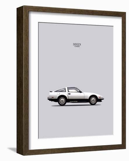 Nissan 300ZX Turbo 1984-Mark Rogan-Framed Art Print