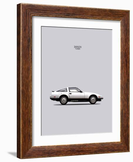 Nissan 300ZX Turbo 1984-Mark Rogan-Framed Art Print