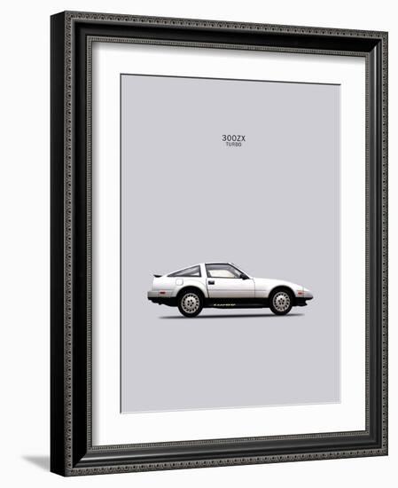 Nissan 300ZX Turbo 1984-Mark Rogan-Framed Art Print