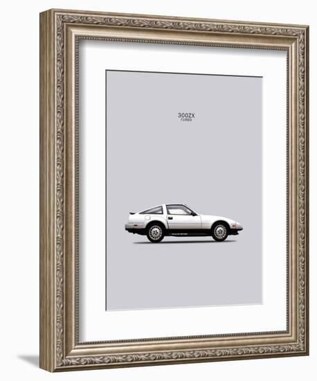 Nissan 300ZX Turbo 1984-Mark Rogan-Framed Art Print