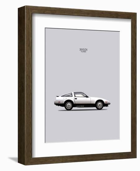 Nissan 300ZX Turbo 1984-Mark Rogan-Framed Art Print