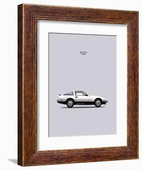 Nissan 300ZX Turbo 1984-Mark Rogan-Framed Art Print