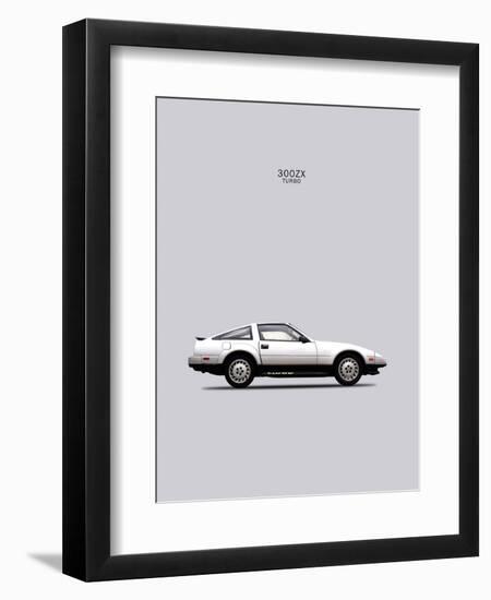 Nissan 300ZX Turbo 1984-Mark Rogan-Framed Art Print