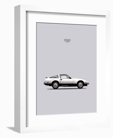 Nissan 300ZX Turbo 1984-Mark Rogan-Framed Art Print