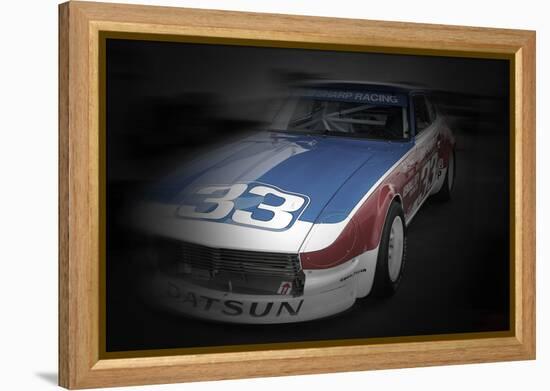 Nissan Dutsun Racing Colors-NaxArt-Framed Stretched Canvas