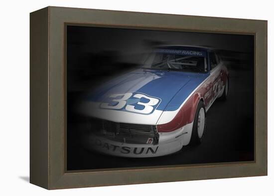 Nissan Dutsun Racing Colors-NaxArt-Framed Stretched Canvas