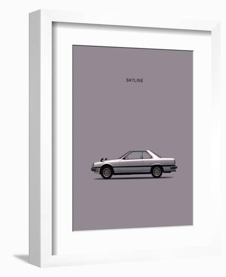 Nissan Skyline 2000GT-Mark Rogan-Framed Art Print