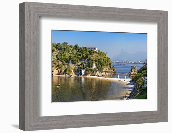 Niteroi Beach, Rio de Janeiro, Brazil-George Oze-Framed Photographic Print
