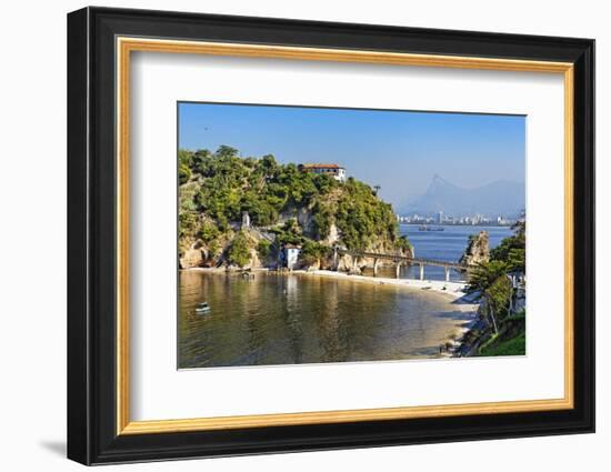 Niteroi Beach, Rio de Janeiro, Brazil-George Oze-Framed Photographic Print