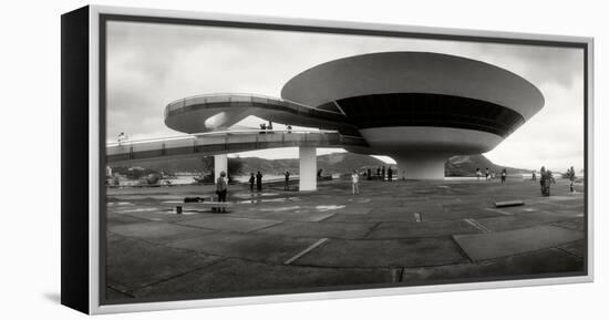 Niteroi Contemporary Art Museum Designed by Oscar Niemeyer, Niteroi, Rio De Janeiro, Brazil-null-Framed Premier Image Canvas