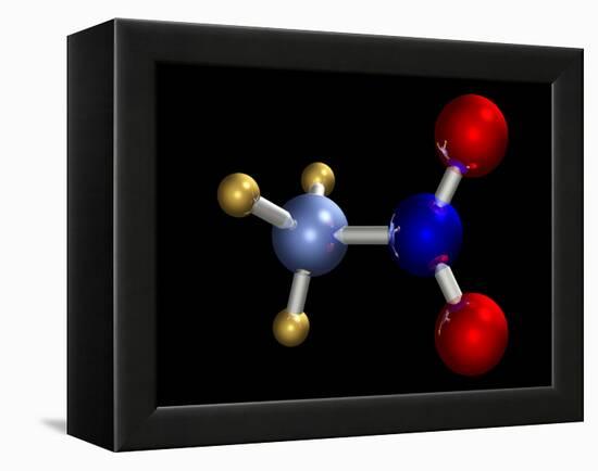 Nitromethane Molecule-Dr. Mark J.-Framed Premier Image Canvas