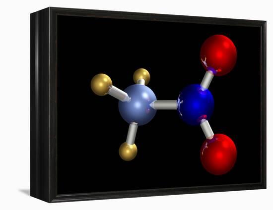 Nitromethane Molecule-Dr. Mark J.-Framed Premier Image Canvas