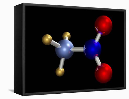 Nitromethane Molecule-Dr. Mark J.-Framed Premier Image Canvas