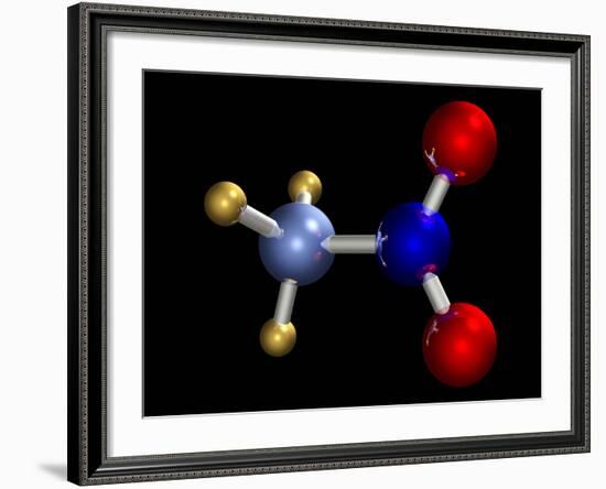 Nitromethane Molecule-Dr. Mark J.-Framed Photographic Print