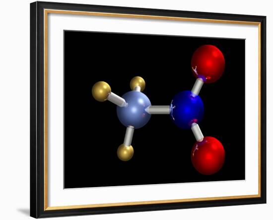 Nitromethane Molecule-Dr. Mark J.-Framed Photographic Print