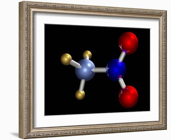 Nitromethane Molecule-Dr. Mark J.-Framed Photographic Print